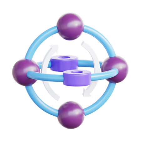 VR Sphere Rotation  3D Icon