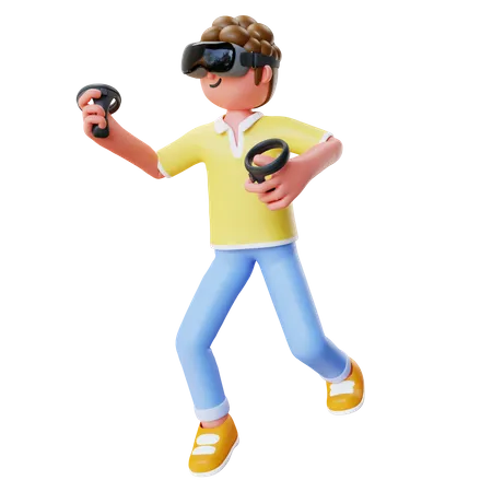 VR-Spiel spielen  3D Icon