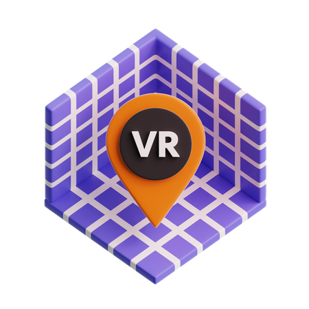VR 기술  3D Icon