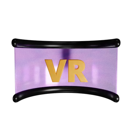 Visualização de realidade virtual  3D Icon