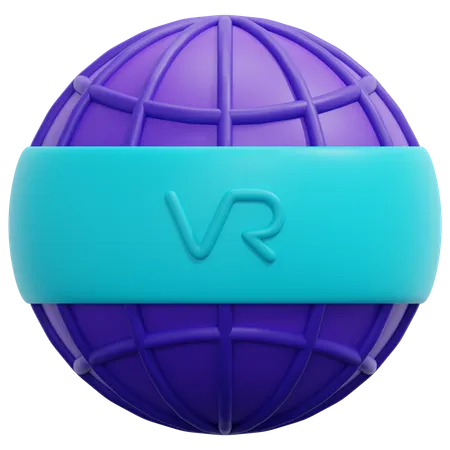 VR-Welt  3D Icon