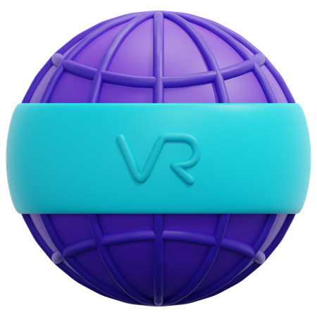 Vr World  3D Icon