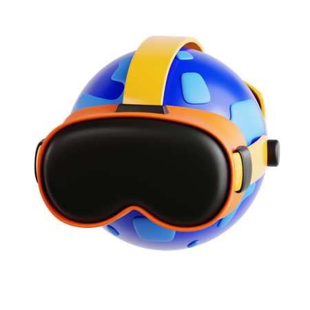 Vr World  3D Icon