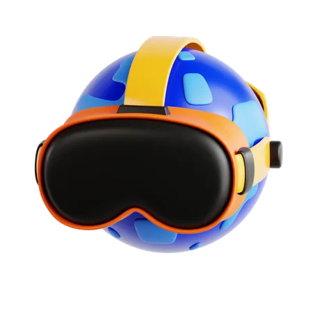 Vr World  3D Icon