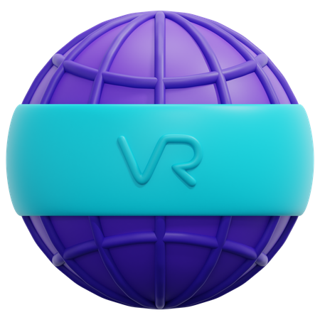 Vr World  3D Icon