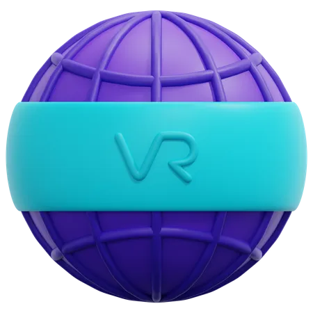 Vr World  3D Icon