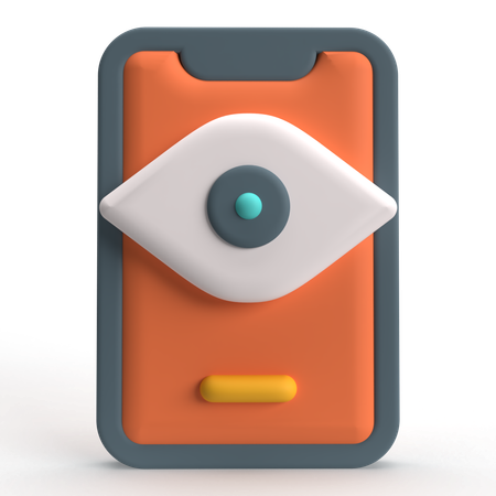 Vue mobile  3D Icon