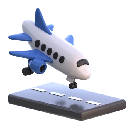 Aterrizaje de vuelo  3D Icon