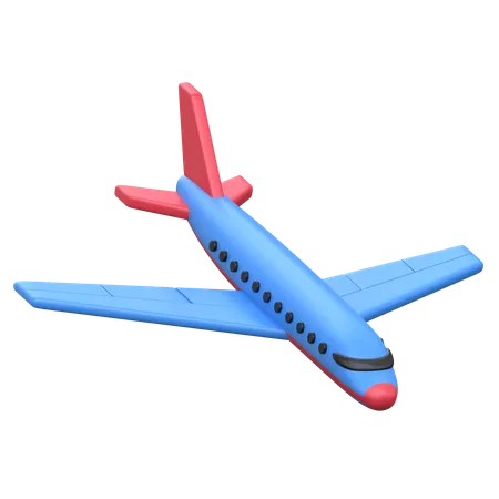 Vuelo de avión  3D Icon