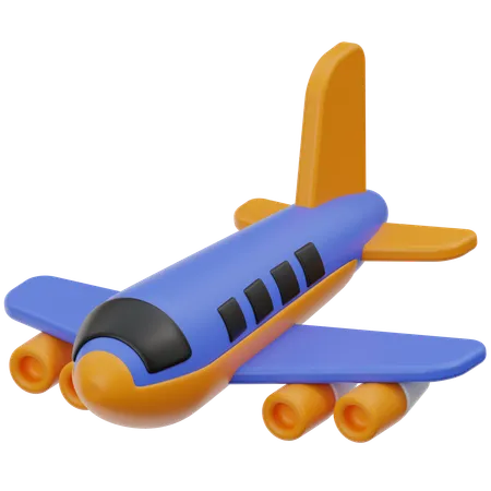 Vuelo de avión  3D Icon