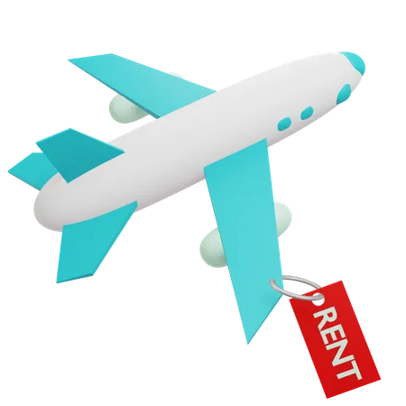 Vuelo charter  3D Icon