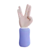 Vulcan salute hand gesture