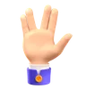 Vulcan Salute Hand Gesture