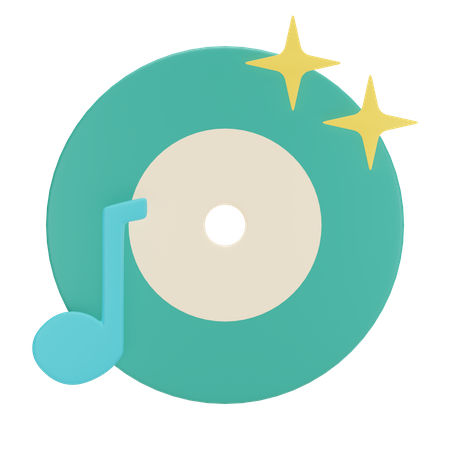 Vynil Record  3D Icon