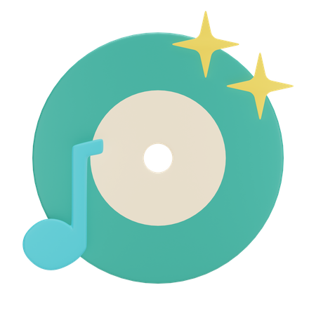 Vynil Record  3D Icon