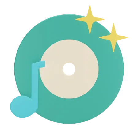 Vynil Record  3D Icon