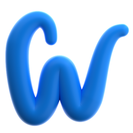 W Line  3D Icon