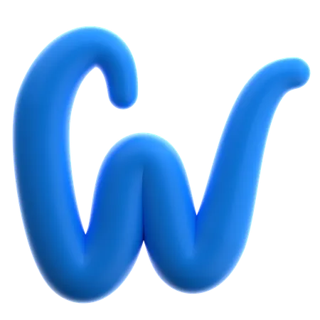 W Line  3D Icon