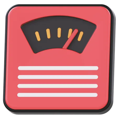 Waage  3D Icon