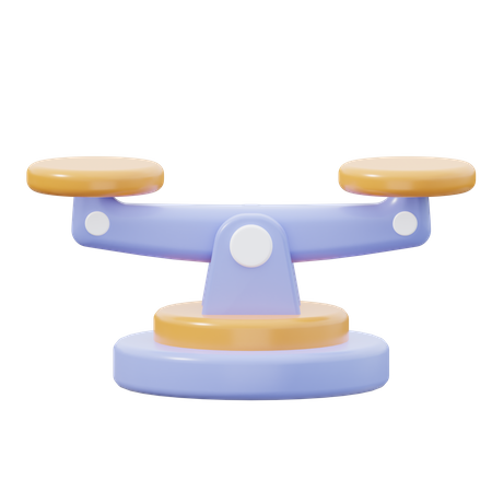 Balkenwaage  3D Icon