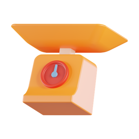 Gewichtsskala  3D Icon