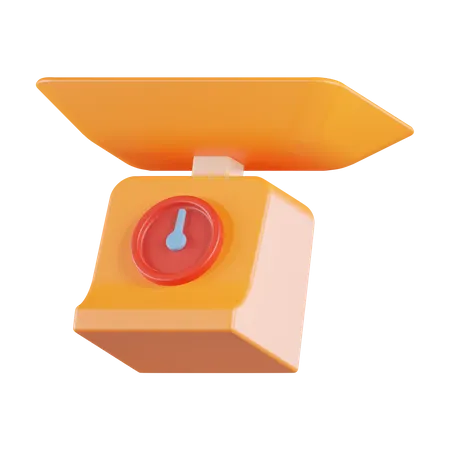 Gewichtsskala  3D Icon