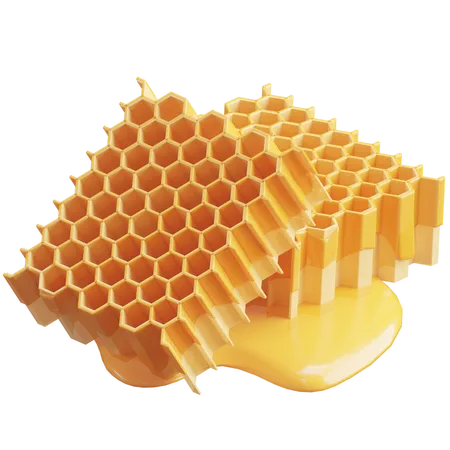 Bienenwabe  3D Icon