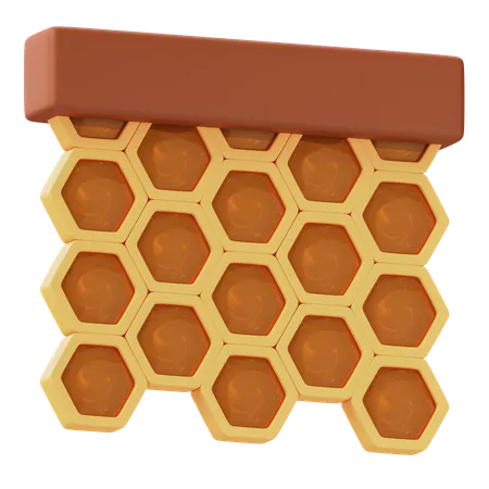 Bienenwabe  3D Icon