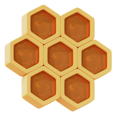 Bienenwabe  3D Icon