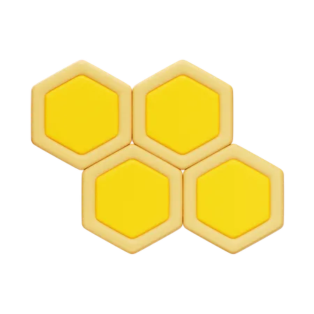 Bienenwabe  3D Icon