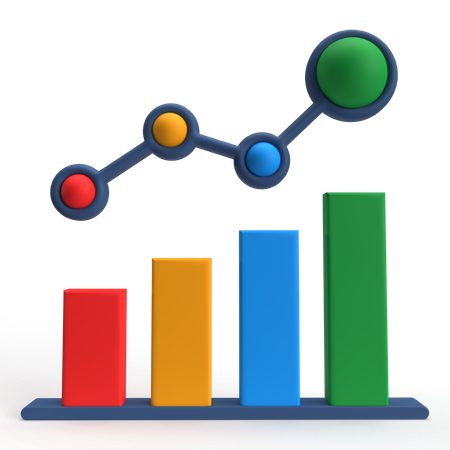 Wachstumsanalyse  3D Icon