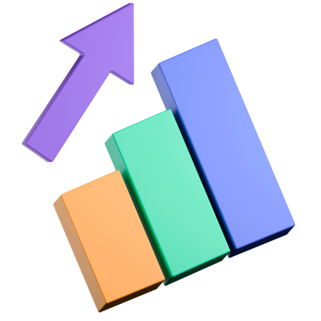 Wachstum Diagramm  3D Icon