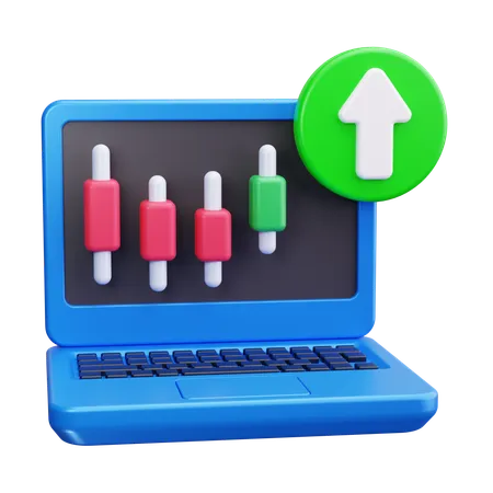 Wachstumsdiagramm  3D Icon