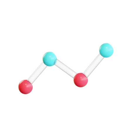 Wachstum Diagramm  3D Illustration