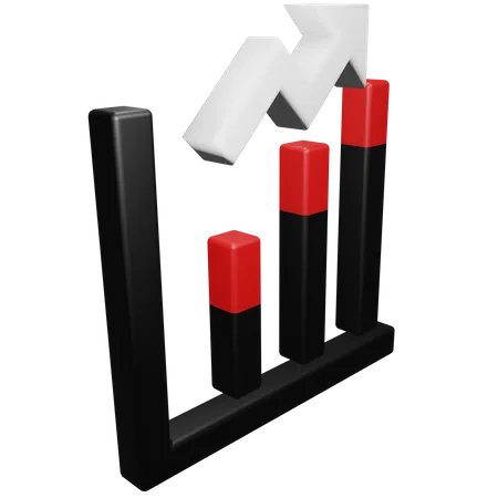 Wachstum Diagramm  3D Icon