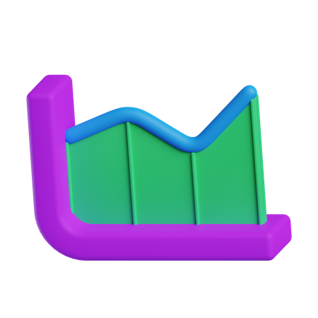 Wachstumsdiagramm  3D Icon