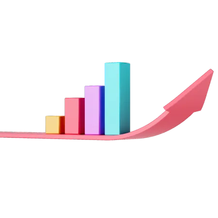 Wachstum Diagramm  3D Icon