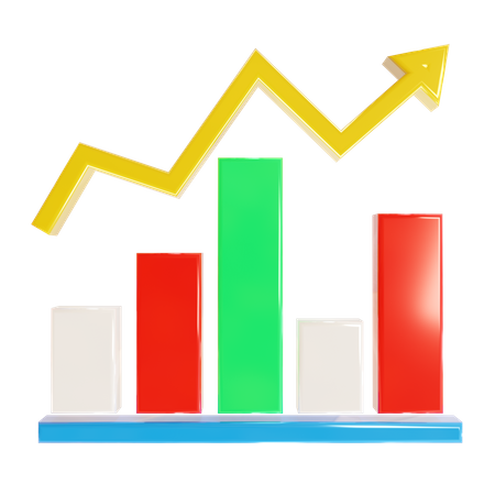 Wachstum Diagramm  3D Icon