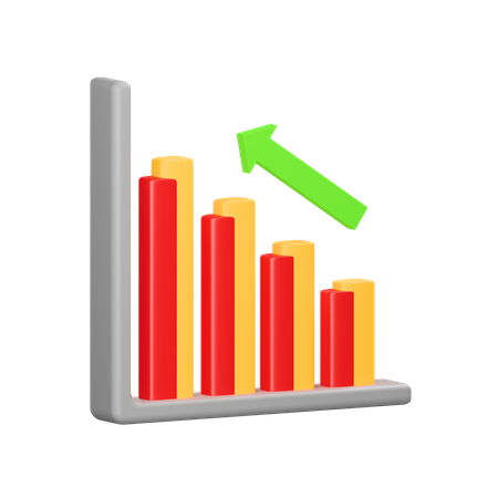 Wachstum Diagramm  3D Icon