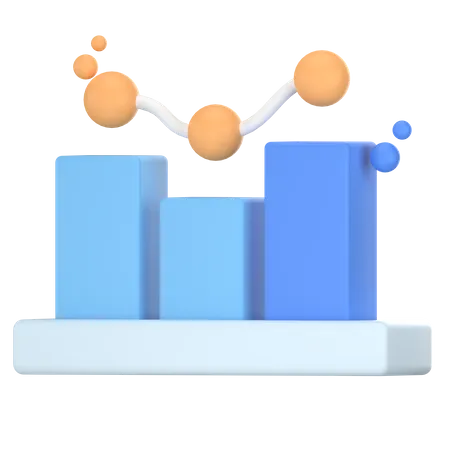 Wachstum Diagramm  3D Icon