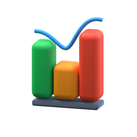 Wachstum Diagramm  3D Icon