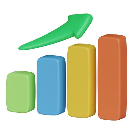 Wachstum Diagramm  3D Icon