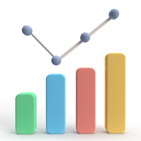 Wachstum Diagramm  3D Icon