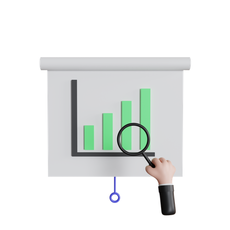 Wachstumskurvenanalyse  3D Icon