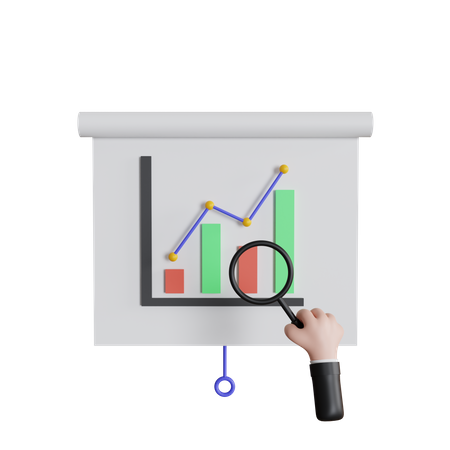 Wachstumskurvenanalyse  3D Icon