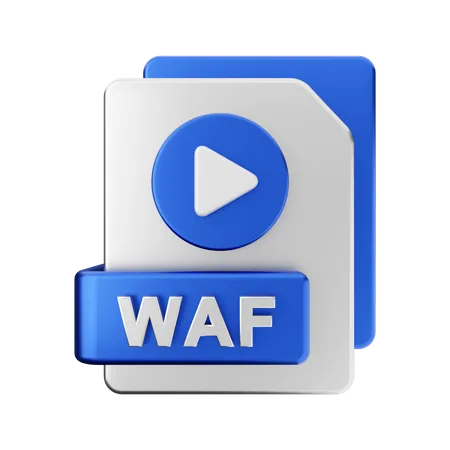WAF File  3D Illustration
