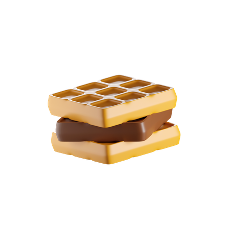 Wafel Chocolate  3D Icon