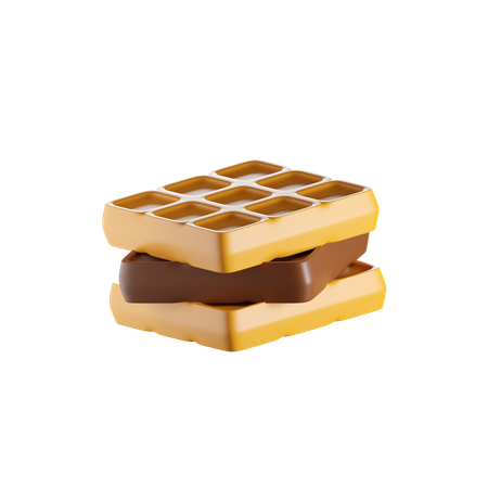 Wafel Chocolate  3D Icon