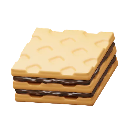 Wafer  3D Icon