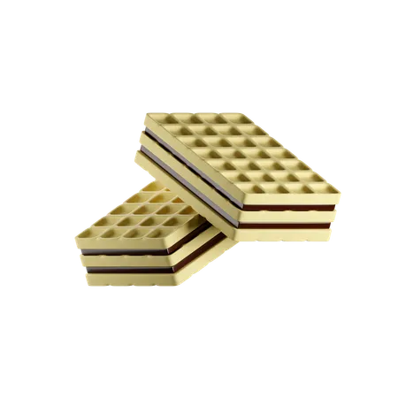 Wafer Chocolate  3D Icon